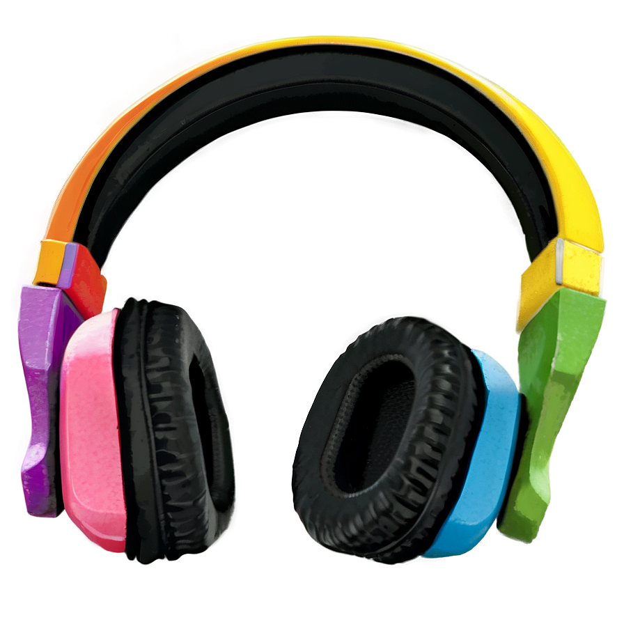 Kids Headphones Colorful Png 05042024 PNG Image