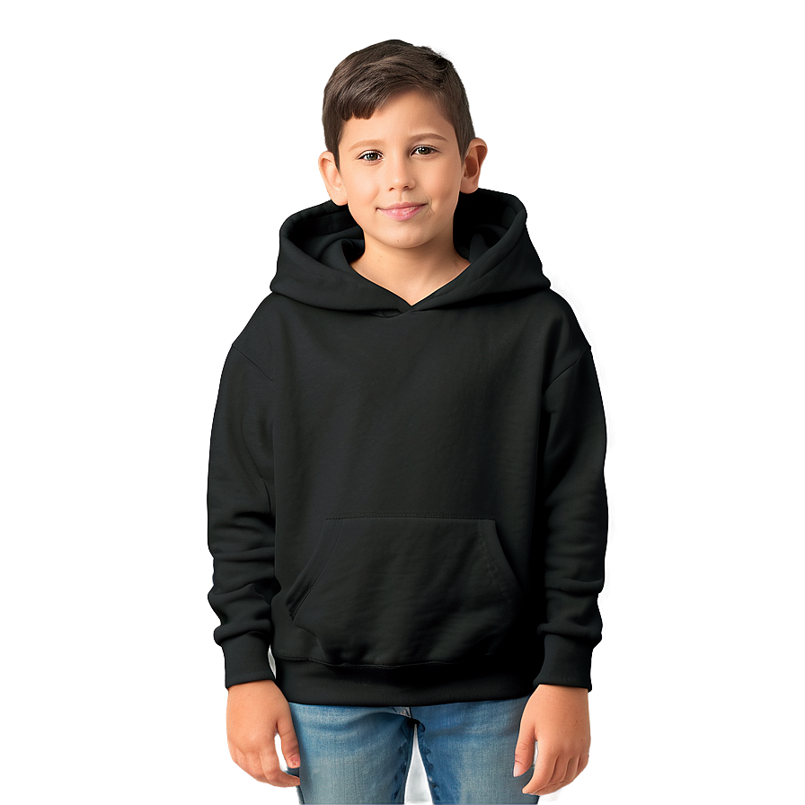 Kids Hoodie Template Png Qbo42 PNG Image