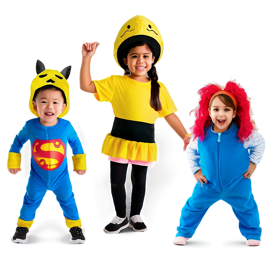 Kids In Costumes Png Wbf PNG Image