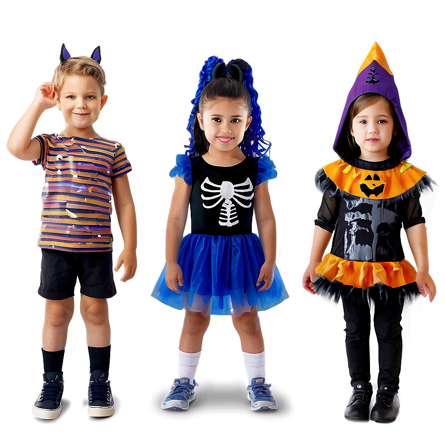 Kids In Halloween Costumes Png 34 PNG Image