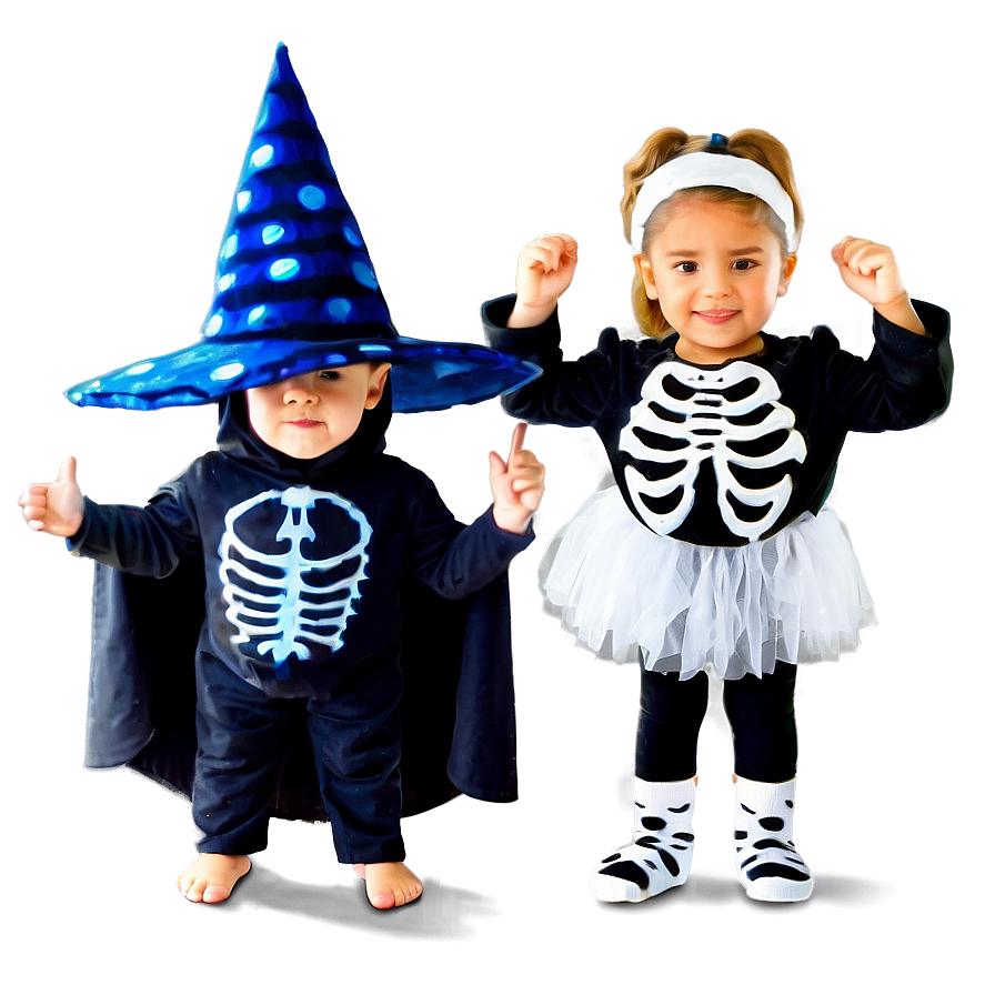 Kids In Halloween Costumes Png Nha PNG Image