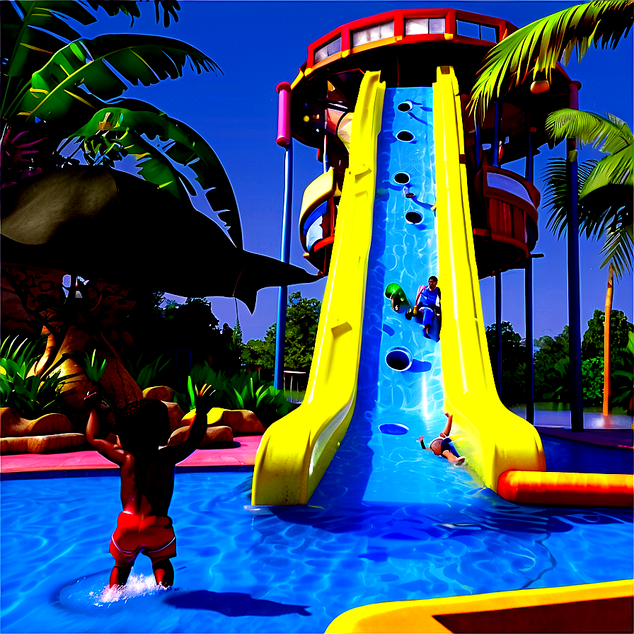 Kids Paradise Water Park Png Nwd18 PNG Image