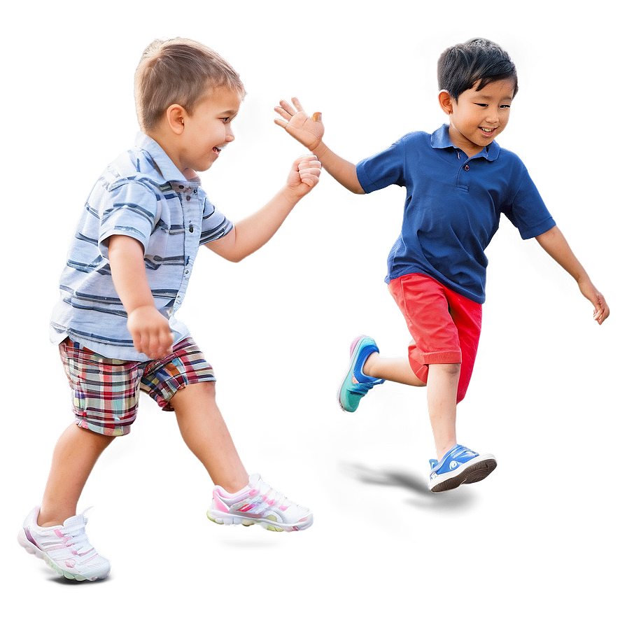 Kids Playing Tag Png Lvo28 PNG Image