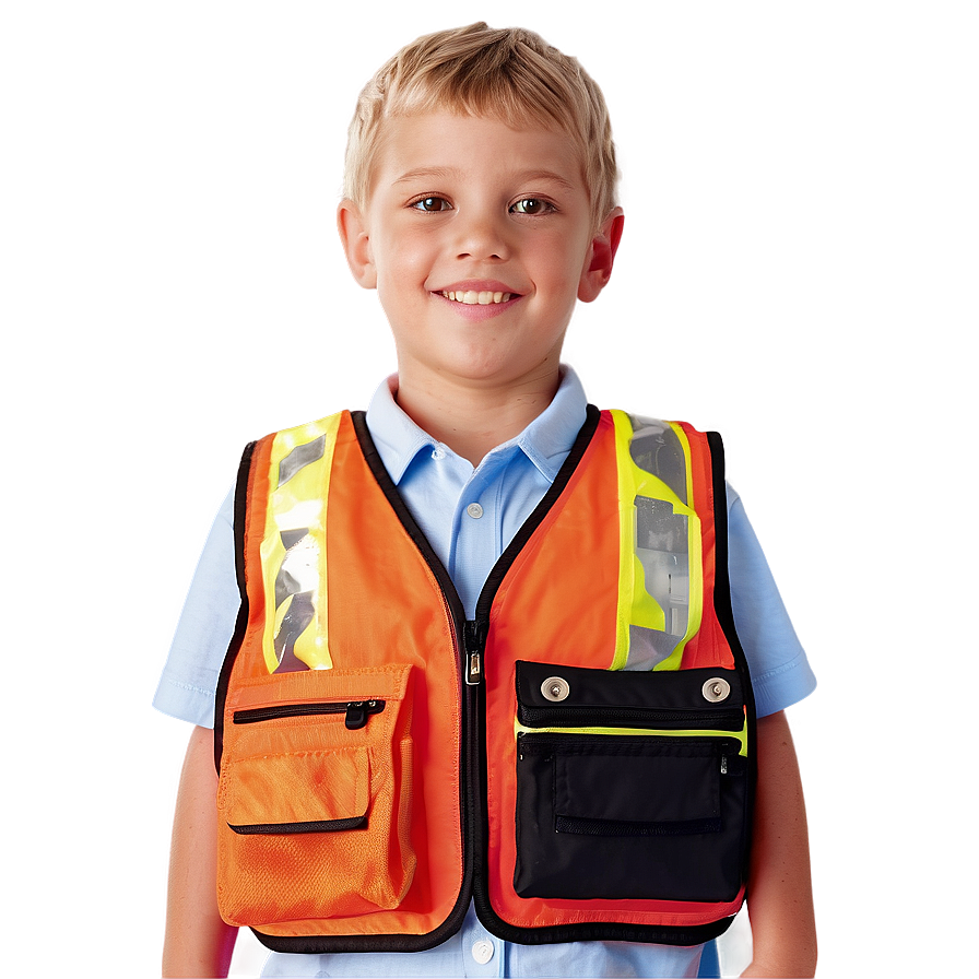 Kids Safety Vest Png Lei PNG Image