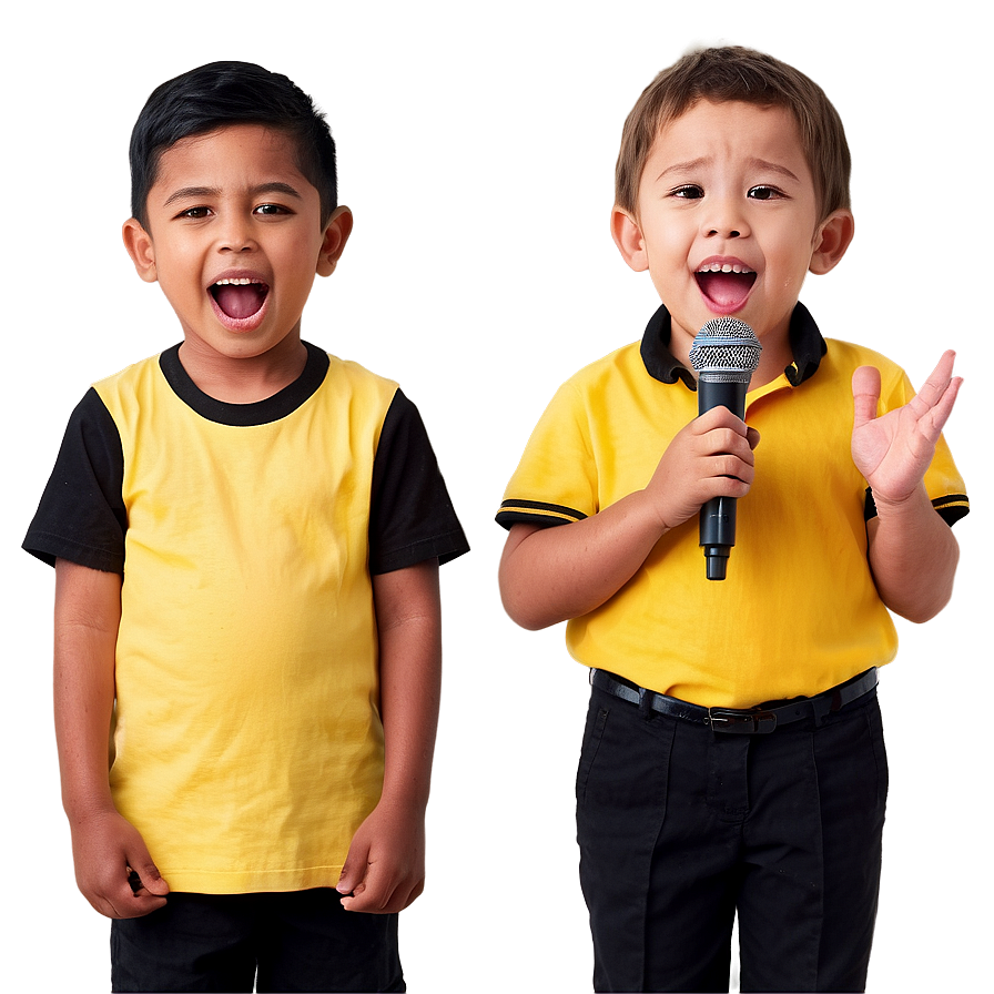 Kids Singing Png Dsu PNG Image