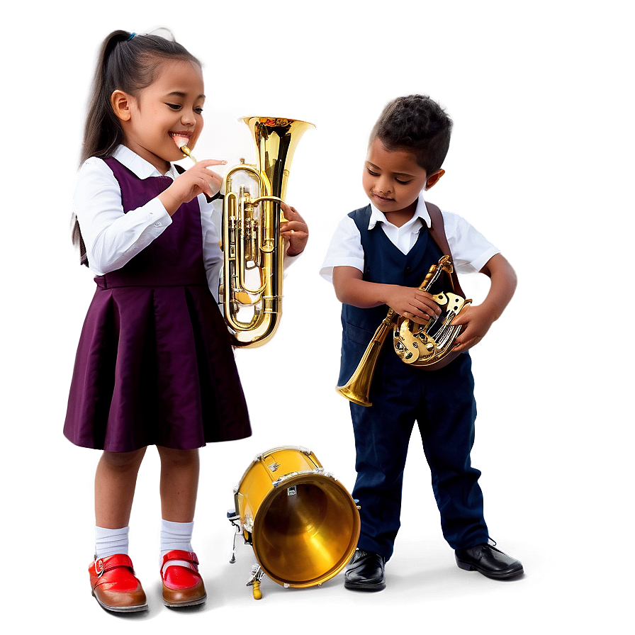 Kids With Musical Instruments Png 68 PNG Image