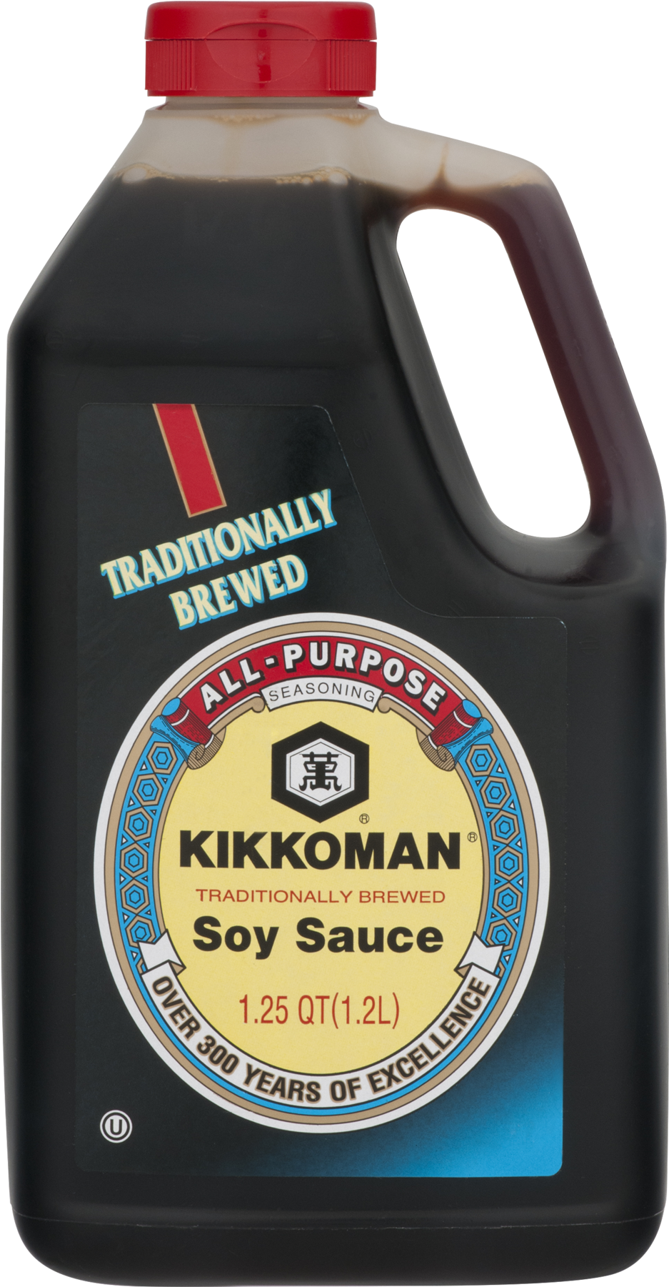 Kikkoman Soy Sauce Bottle PNG Image