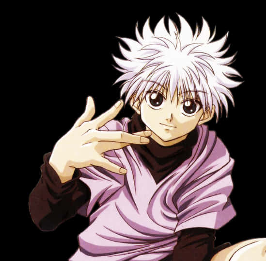 Killua_ Zoldyck_ Anime_ Character PNG Image