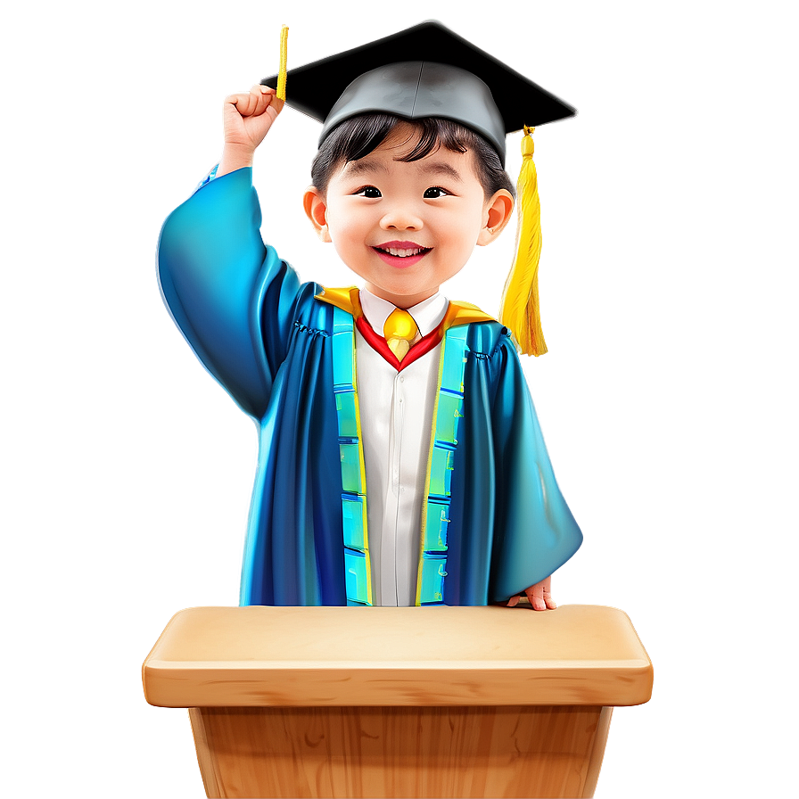 Kindergarten Graduation Speech Podium Png 44 PNG Image