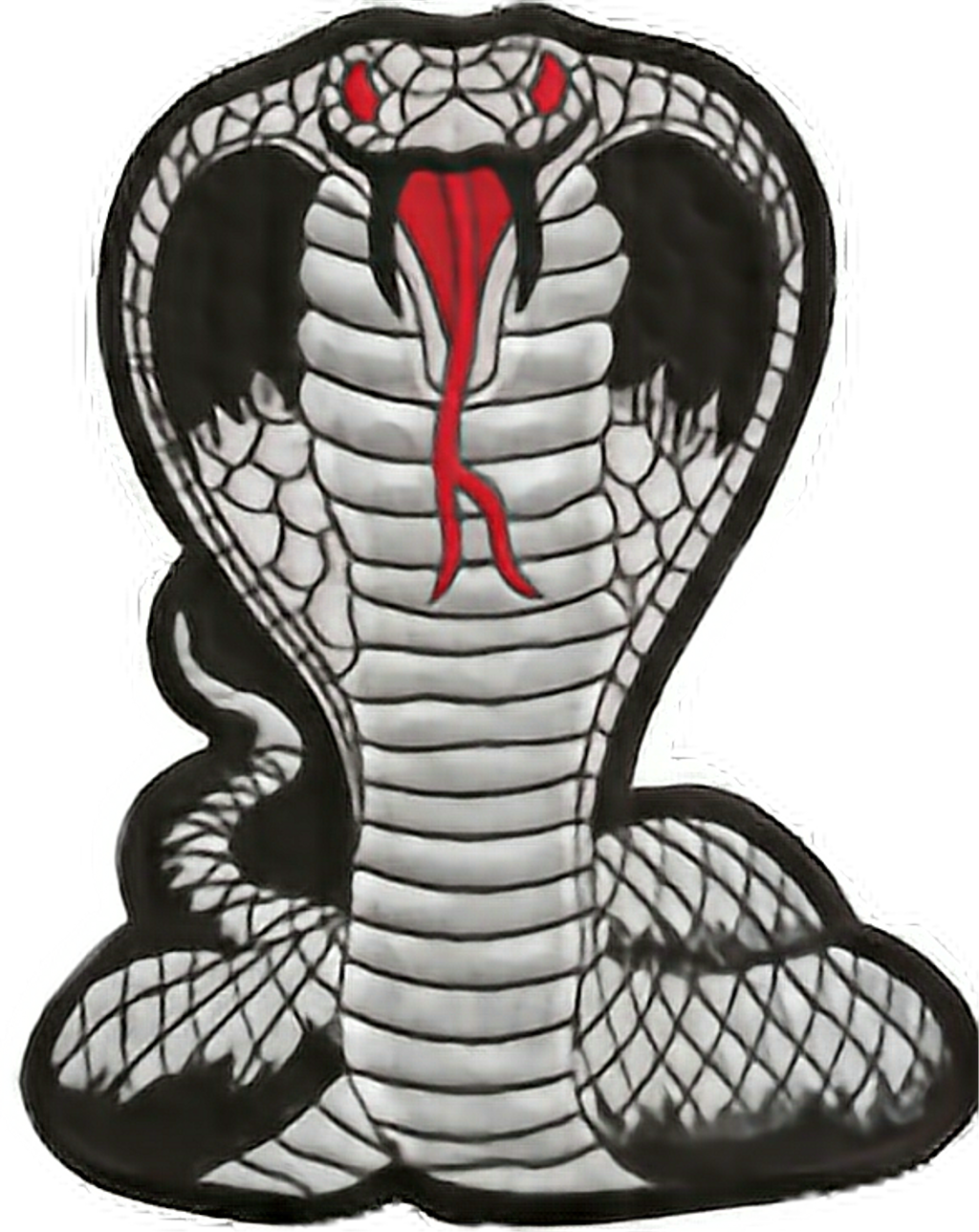 King Cobra Cartoon Illustration PNG Image