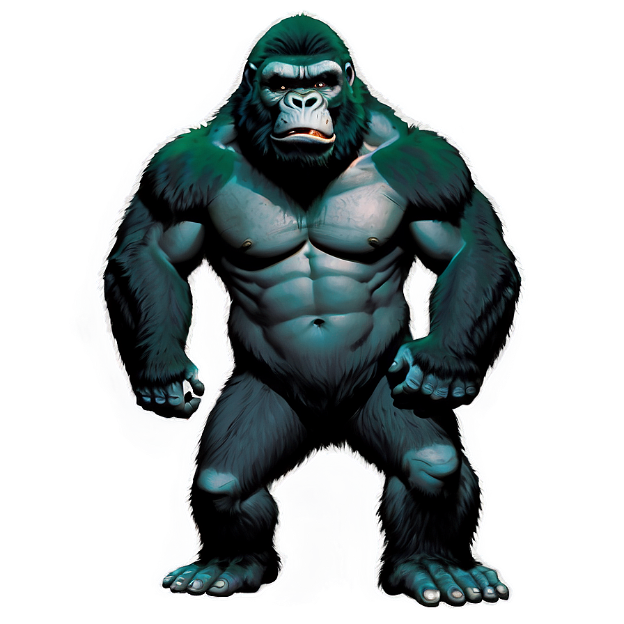 King Kong Cartoon Png Bfl PNG Image