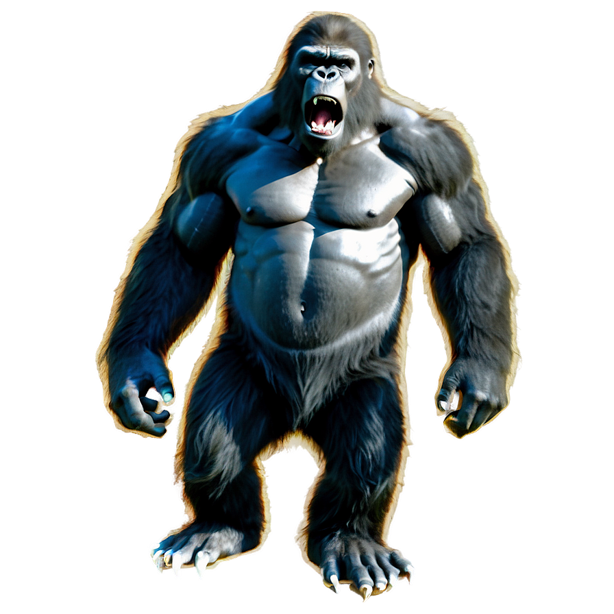 King Kong Illustration Png Ama PNG Image