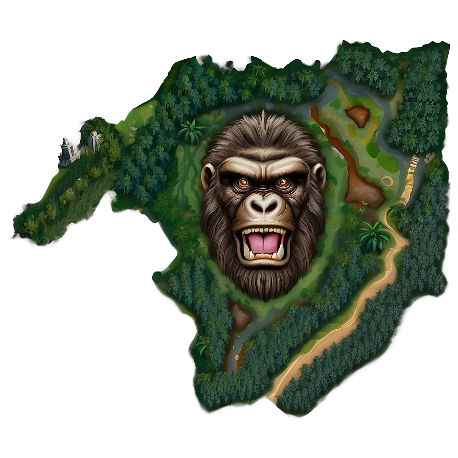 King Kong Island Map Png Kyq78 PNG Image