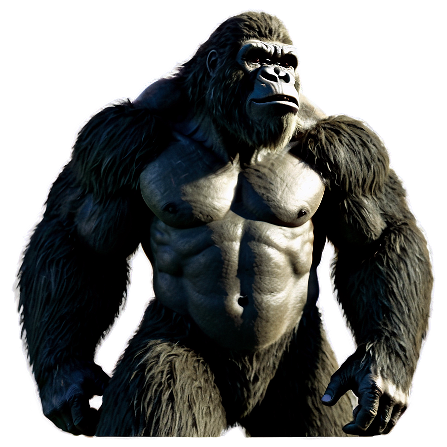 King Kong Towering Figure Png 15 PNG Image