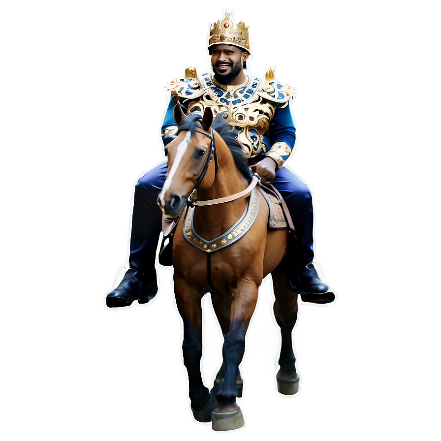 King Riding Horse Png 05232024 PNG Image