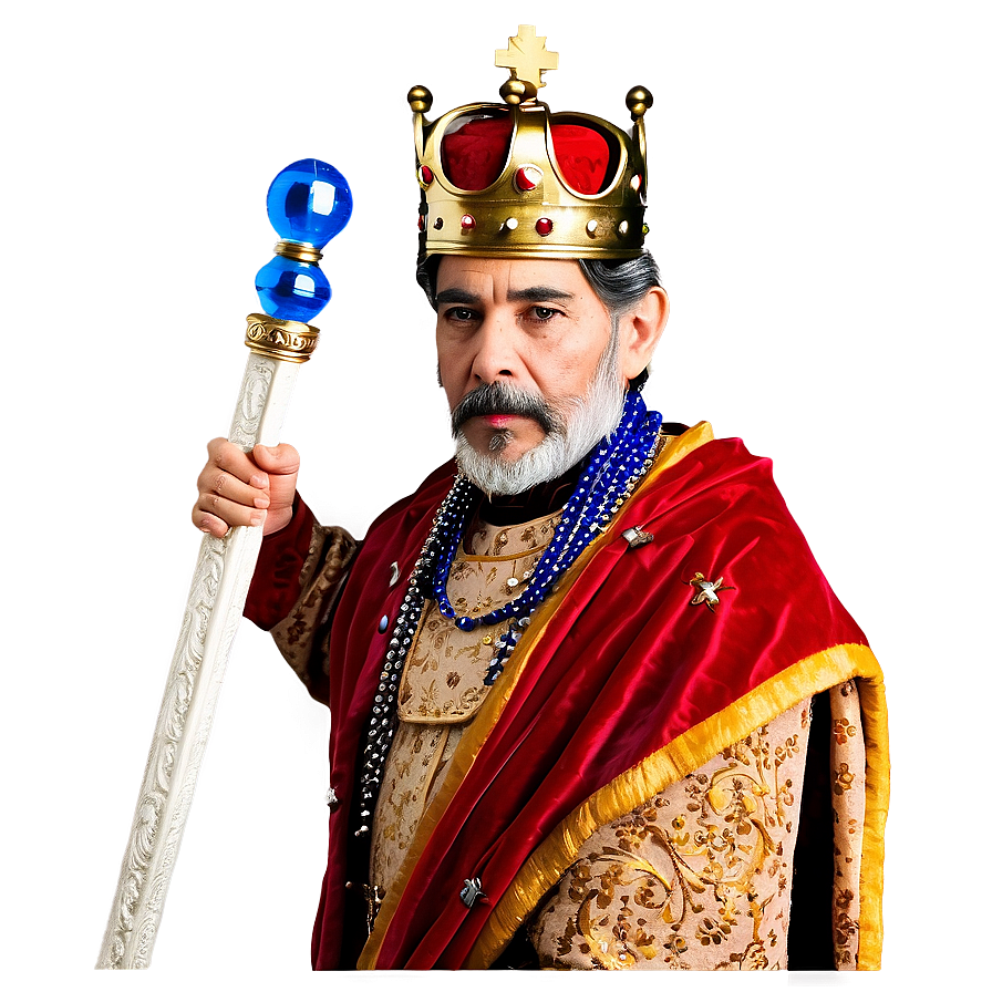 King With Orb And Scepter Png 50 PNG Image