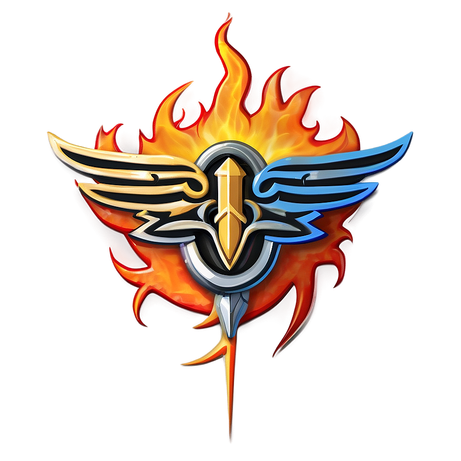 Kings Fiery Phoenix Logo Png Drn PNG Image