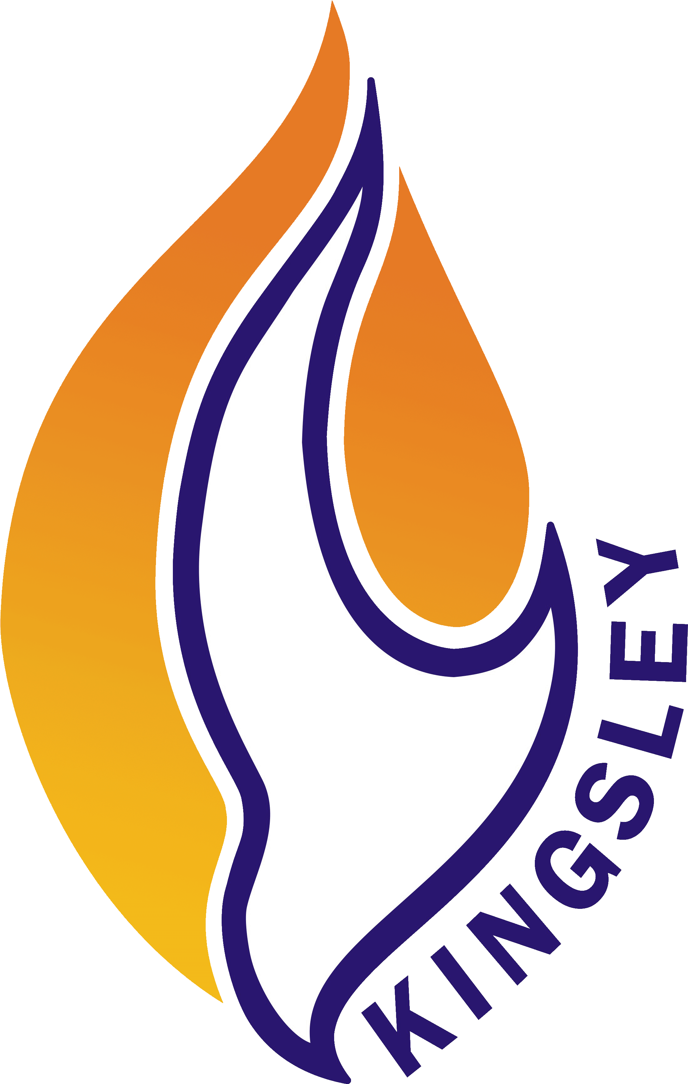 Kingsley Flame Logo PNG Image