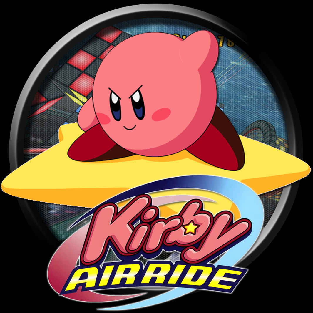 Kirby Air Ride Game Art PNG Image