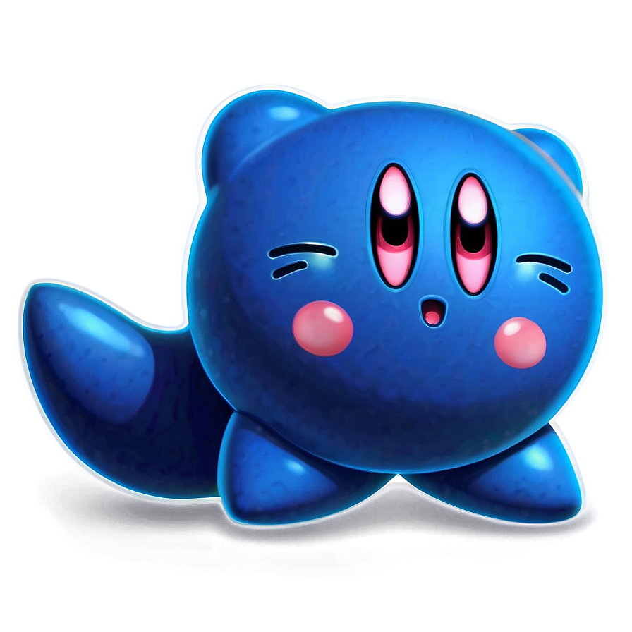 Kirby Blue Png File Download Instantly Kaj65 PNG Image