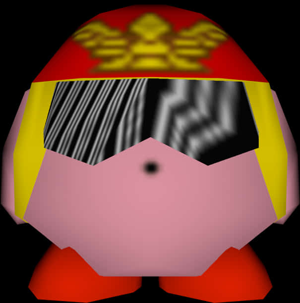 Kirby Blurred Background PNG Image