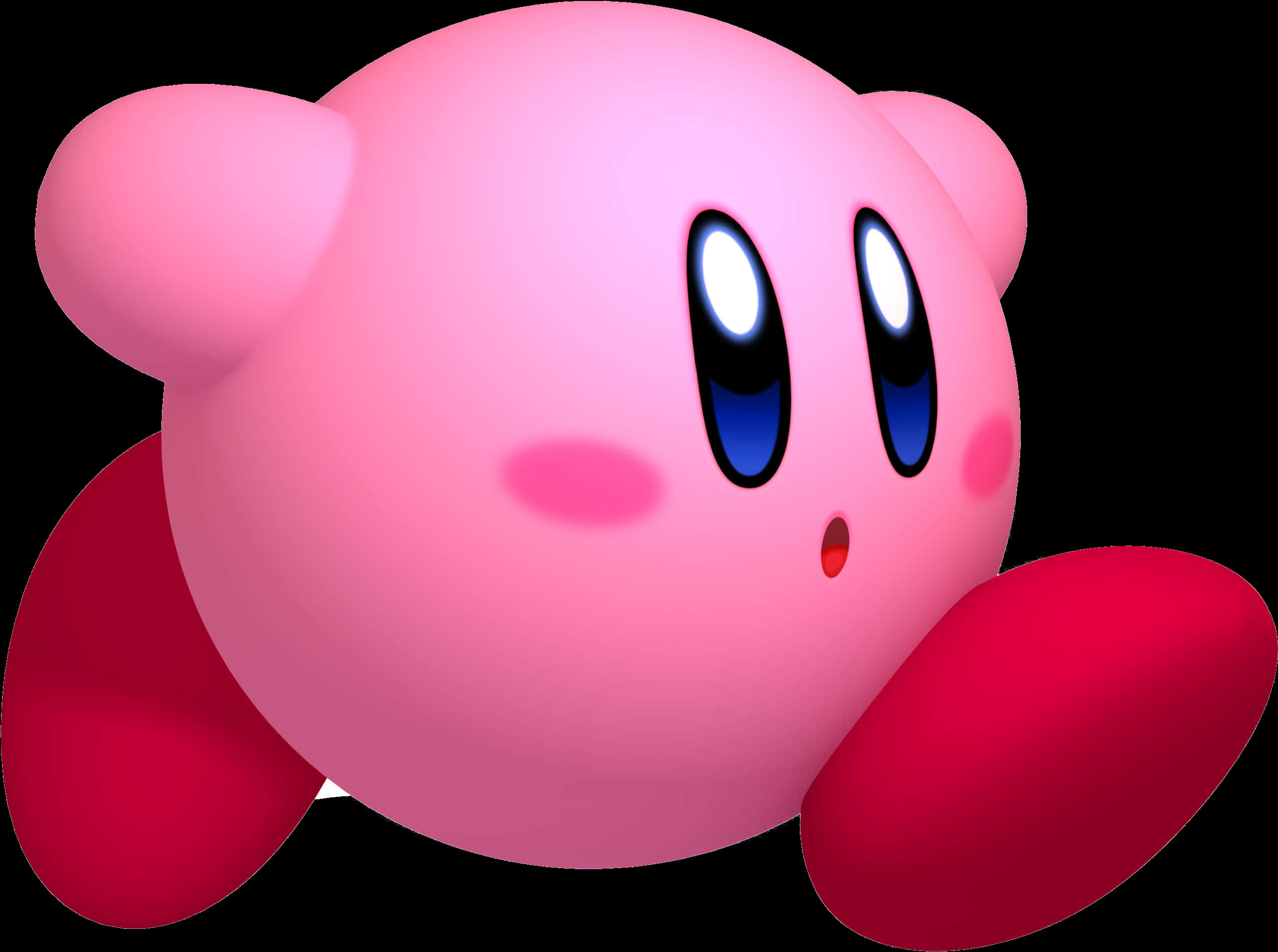 Kirby Classic Pose PNG Image