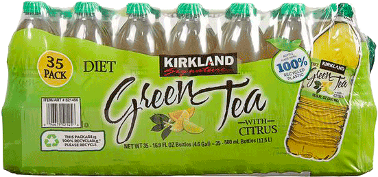 Kirkland Diet Green Tea Citrus Pack PNG Image