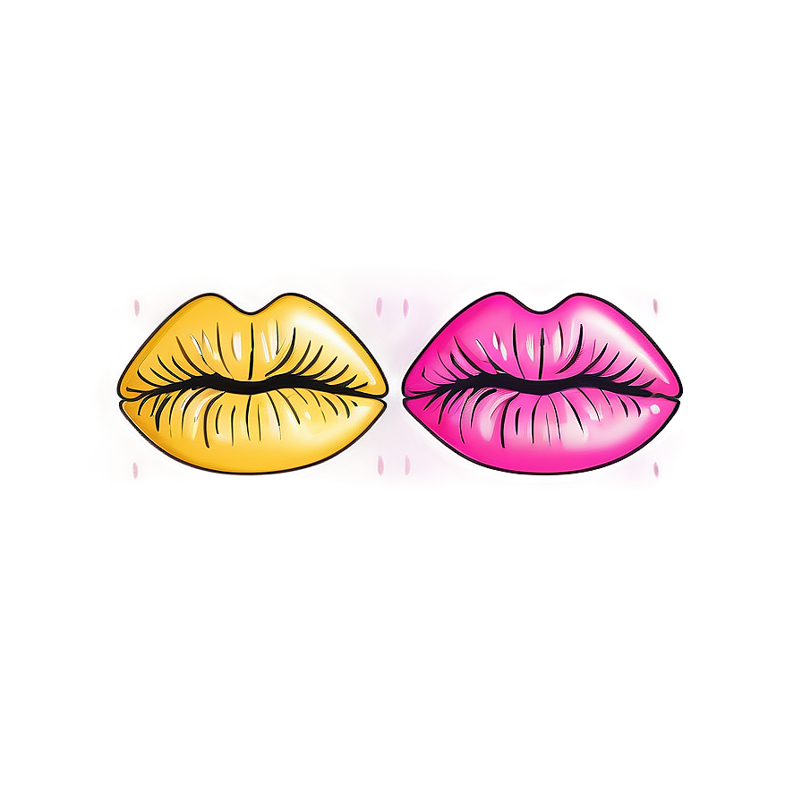 Kissy Lips B PNG Image