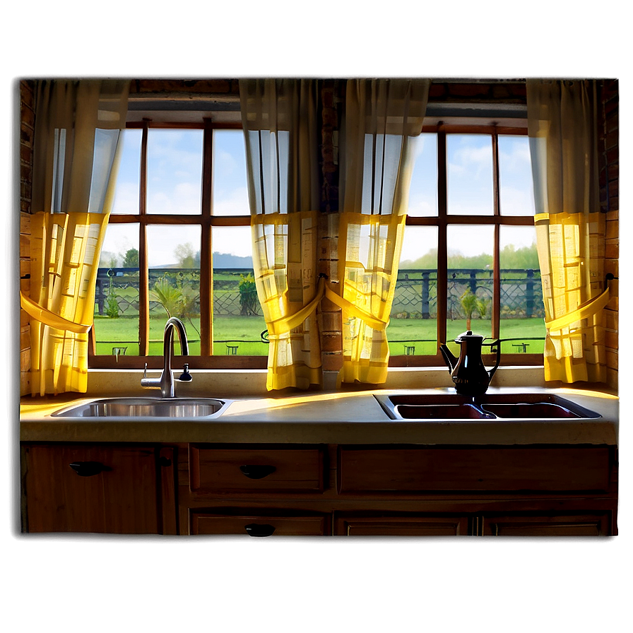 Kitchen Curtains Png Exc44 PNG Image