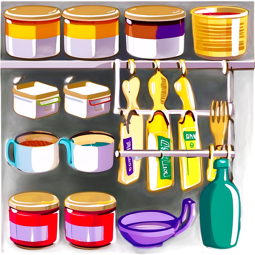 Kitchen Pantry Essentials Png 96 PNG Image