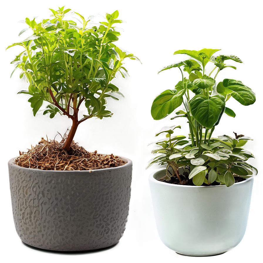 Kitchen Potted Herb Gardens Png 06122024 PNG Image