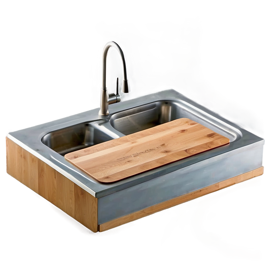 Kitchen Sink With Cutting Board Png Lwn PNG Image