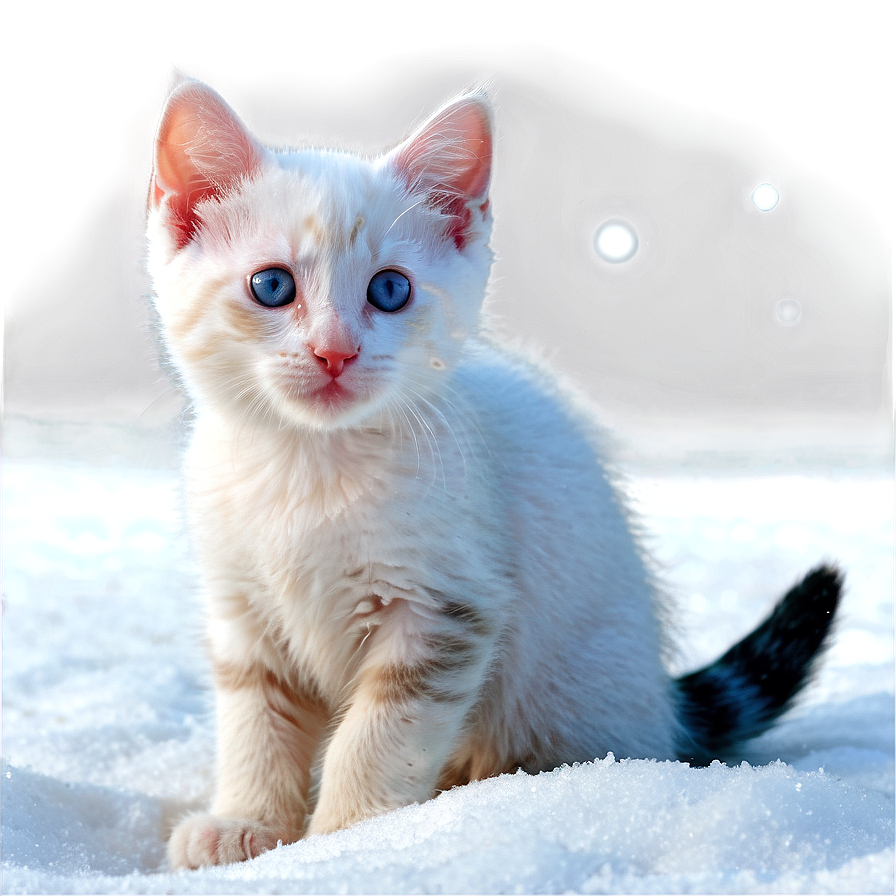 Kitten In The Snow Png Ryp PNG Image