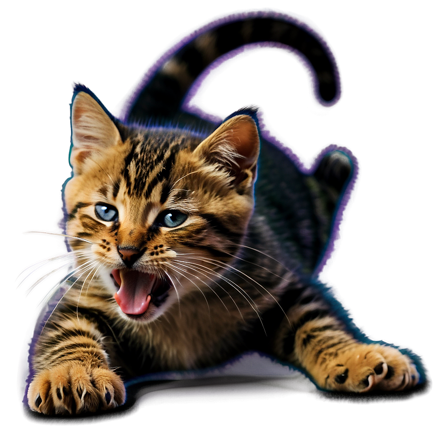 Kitten Licking Paw Png Ejq PNG Image