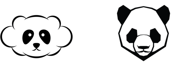 Kloud Panda X Lvl2 Logos PNG Image