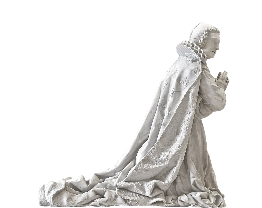 Kneeling Royal Statue.png PNG Image