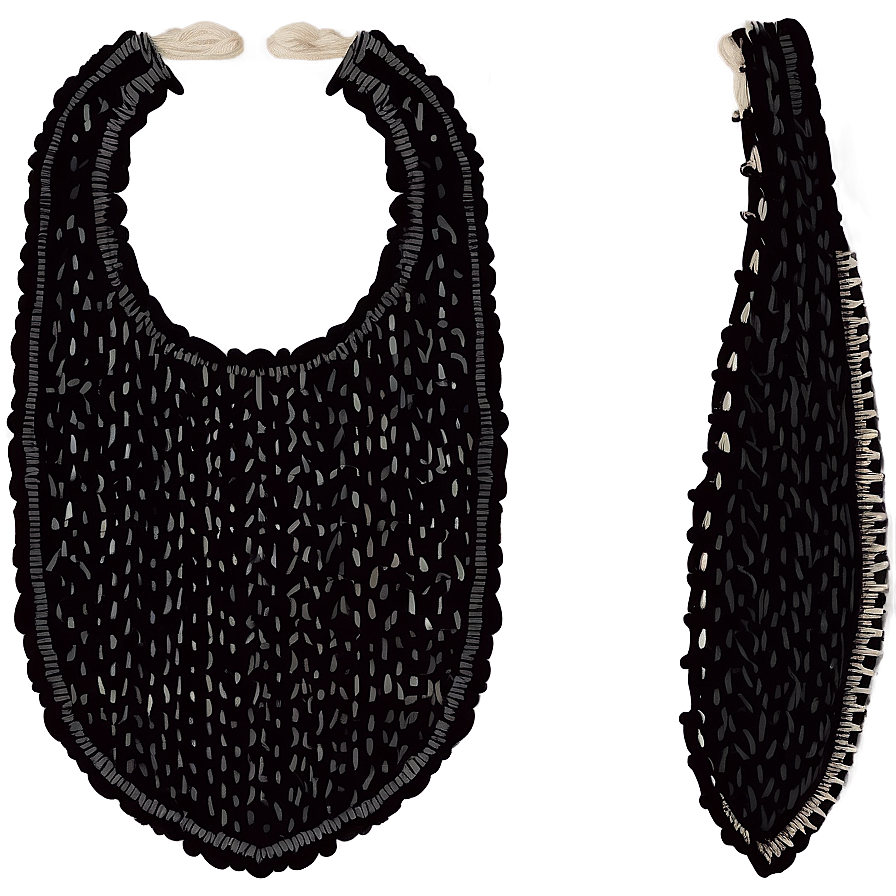 Knit Bib Pattern Png 06292024 PNG Image