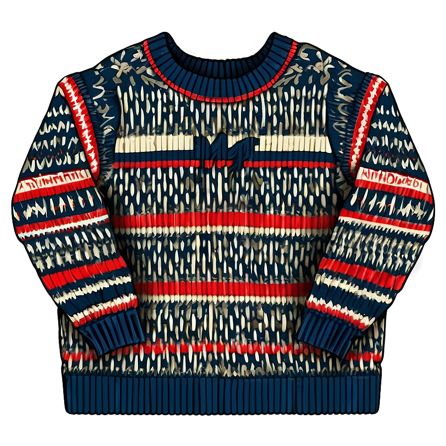 Knitted Sweater Design Png 06292024 PNG Image