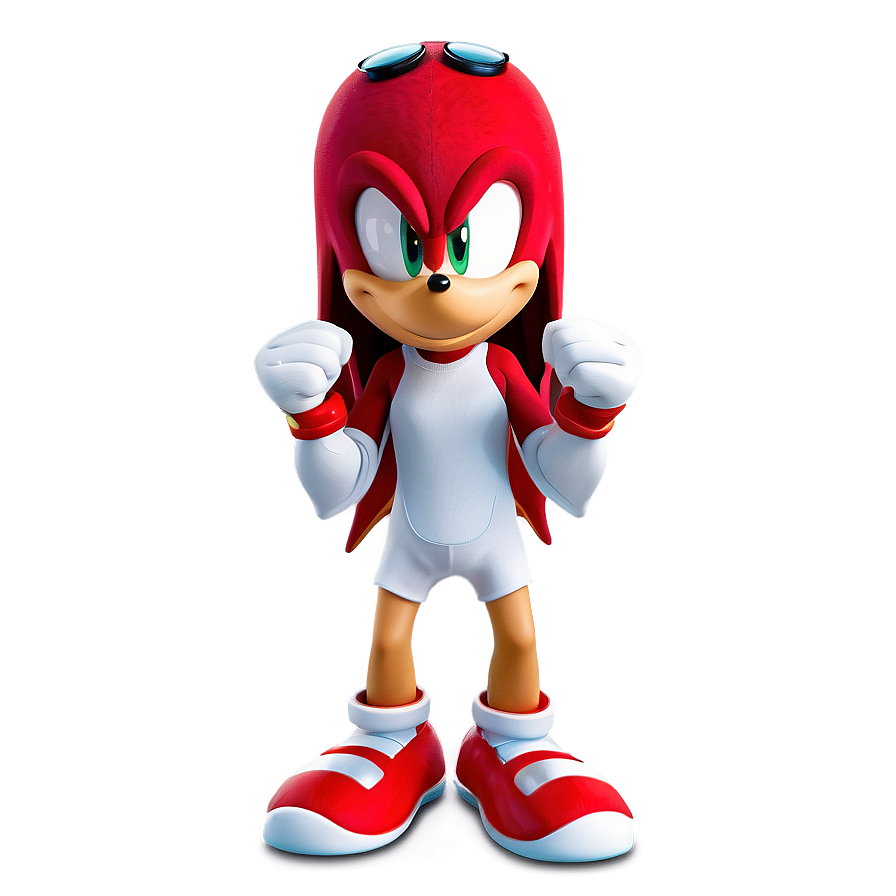 Knuckles' Excited Gesture Png Svt PNG Image