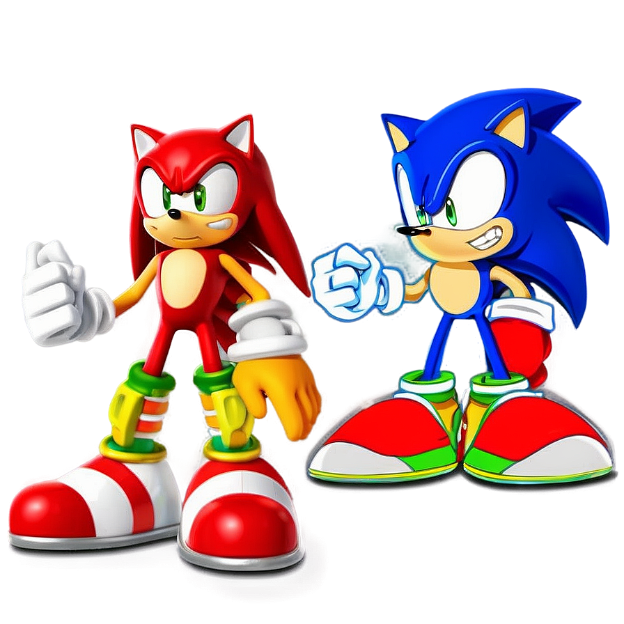 Knuckles Sonic Characters Png Alk81 PNG Image