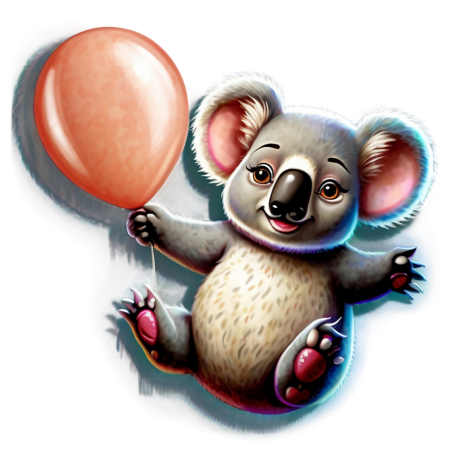 Koala And Balloon Png 71 PNG Image