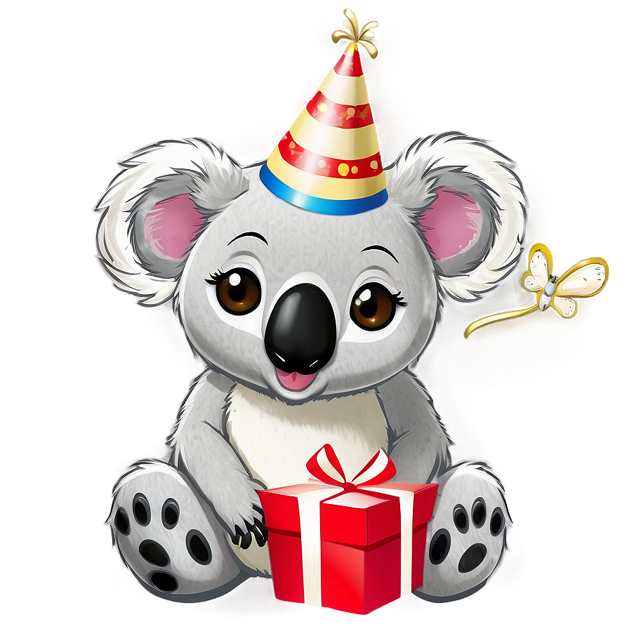 Koala Birthday Party Png Bvj54 PNG Image