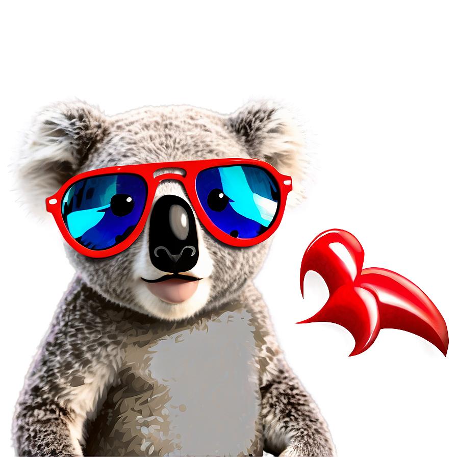 Koala In Sunglasses Png Tcx PNG Image