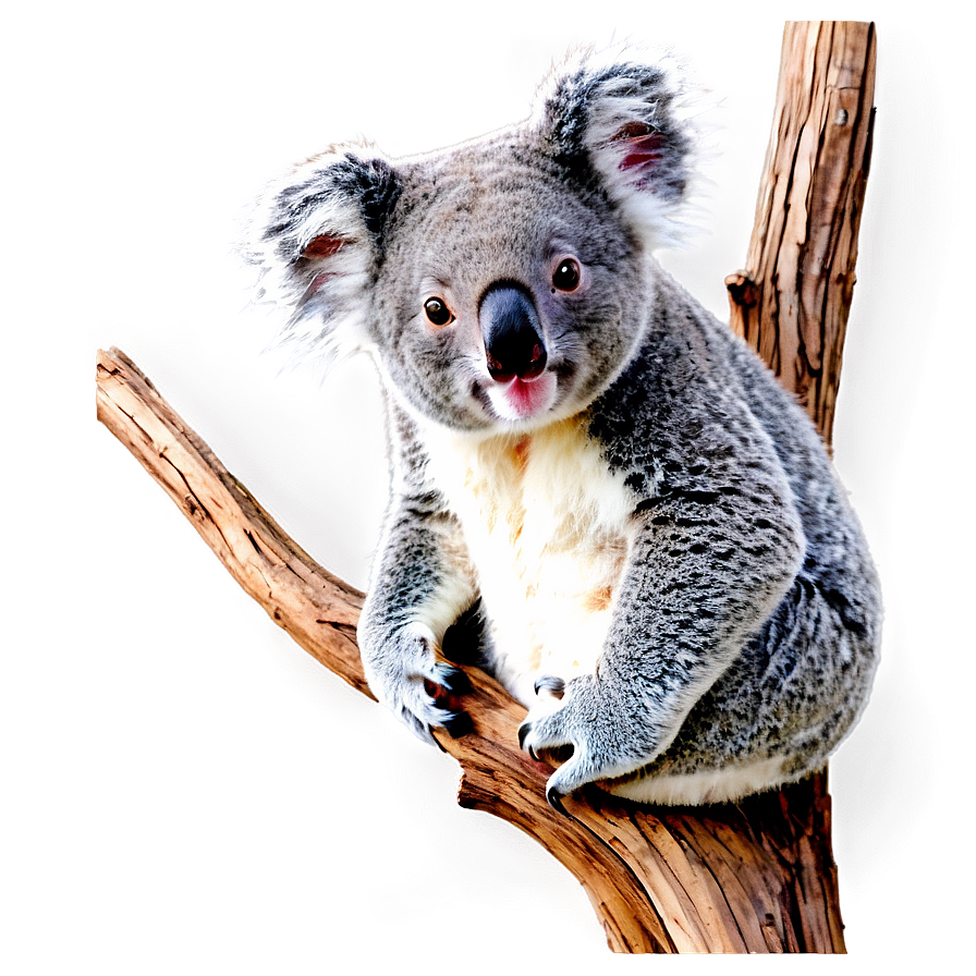 Koala On Branch Png Yrm PNG Image