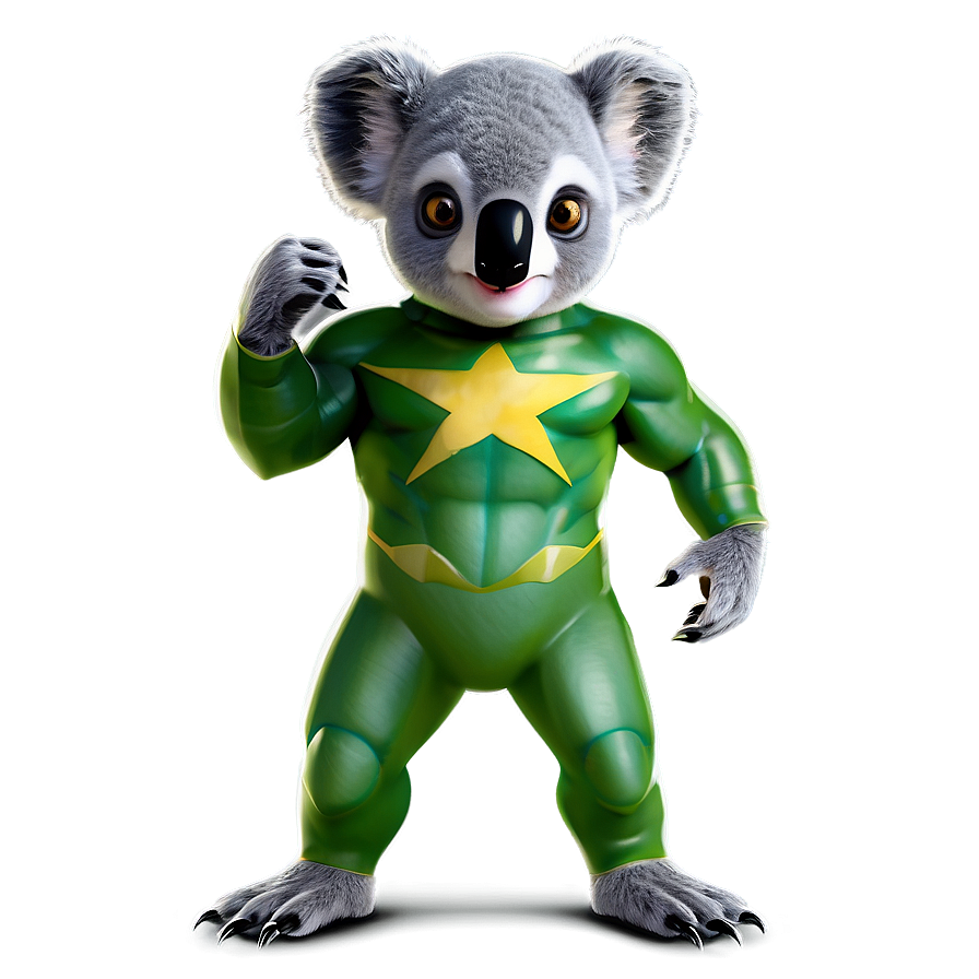 Koala Superhero Cartoon Png 25 PNG Image