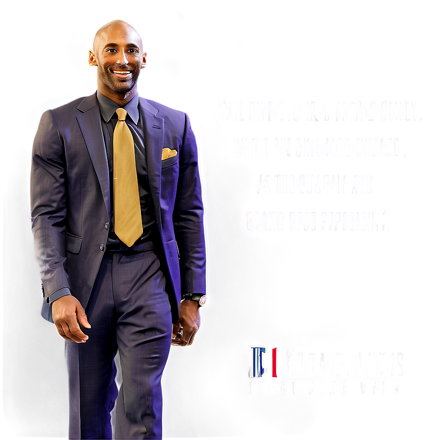 Kobe Bryant Farewell Speech Png Xkx PNG Image