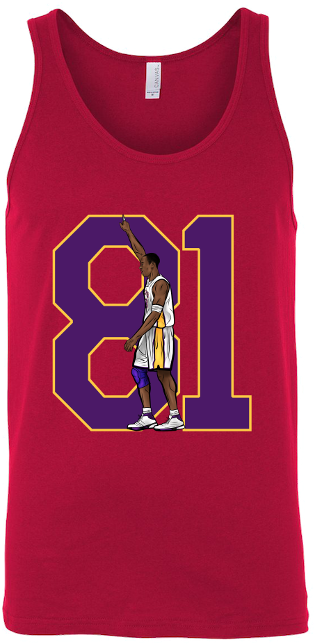 Kobe81 Points Tank Top PNG Image