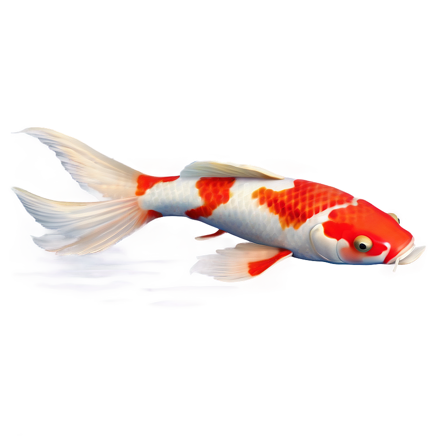 Koi Fish Amongst Lilies Png 06242024 PNG Image