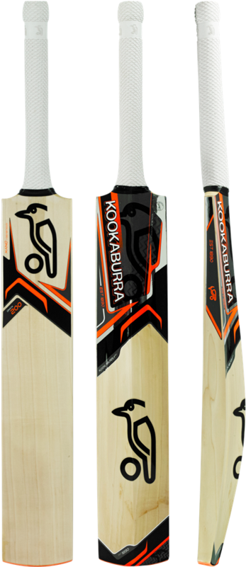 Kookaburra Cricket Bats Trio PNG Image