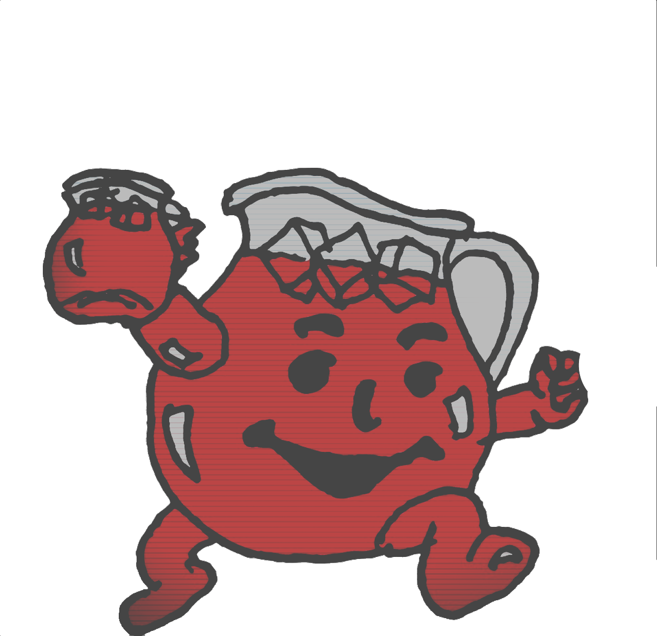 Kool Aid Man Character Illustration PNG Image